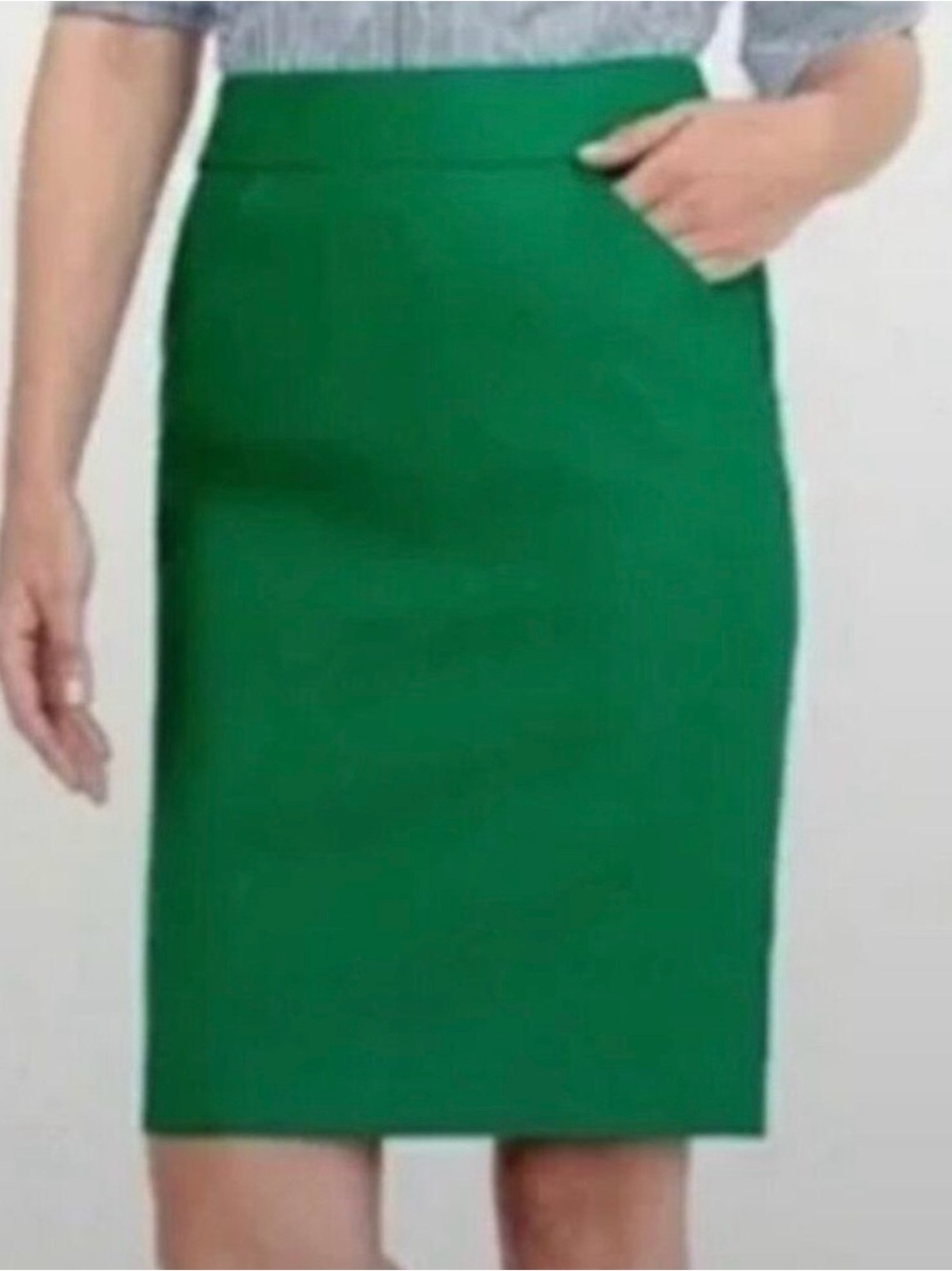 J. Crew Factory Emerald Green Pencil Skirt